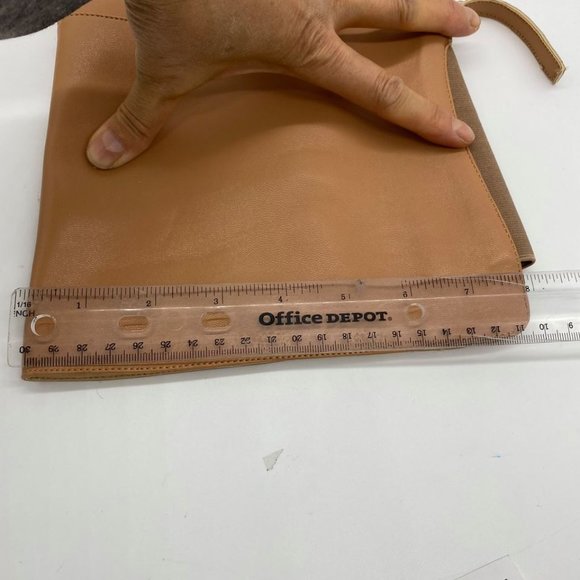 🎁🎁🎁Nude Retro Knee High Boots Closed Round Toe Low Fl - Picture 3 of 16